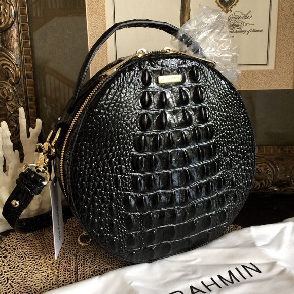 🚫SOLD🚫🐾🌴2018 🌴🐾BLACK LANE BRAHMIN CROSSBODY - Picture 6 of 8